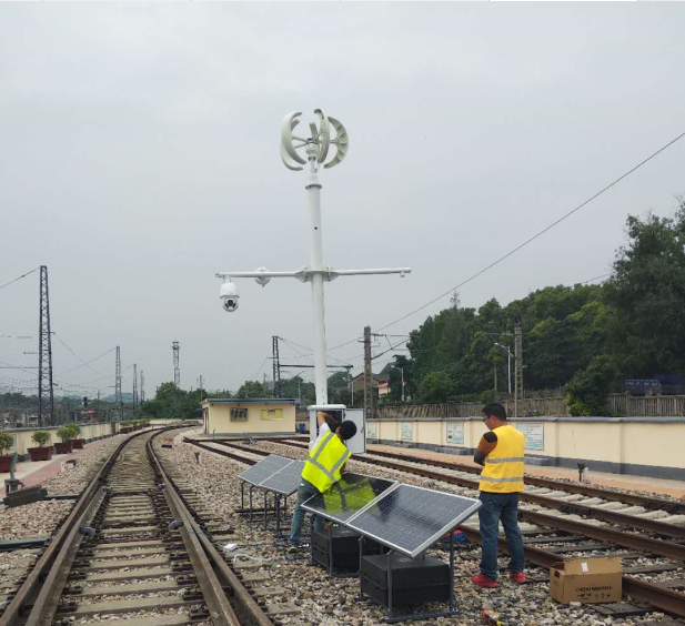【江科】滬寧鐵路監控風光互補供電項目